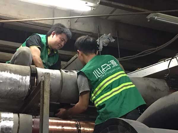 沃肯電子除垢儀安裝現(xiàn)場