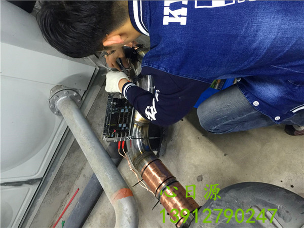 沃肯電子除垢儀安裝現場